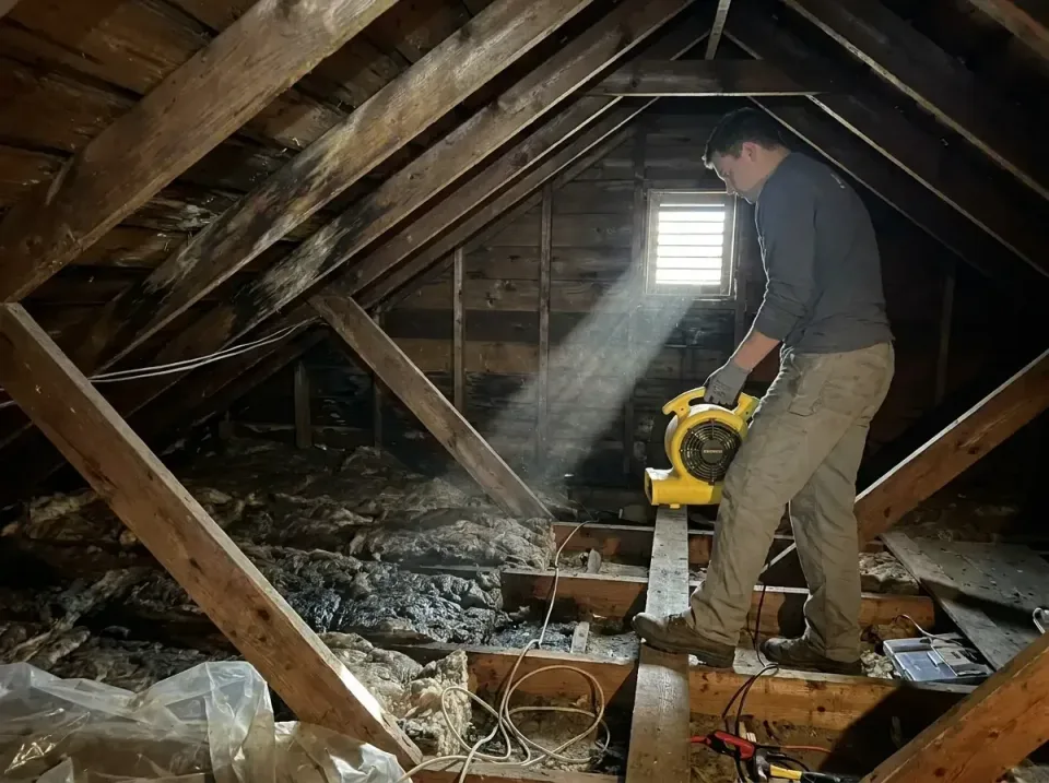 attic-water-damage-drying-proc-007 — frequently asked questions, Emergency Water Extraction & 24/7 Flood Response in Bolivar…